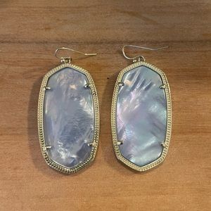 Kendra Scott gold drop earrings